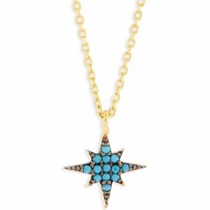 Karen London 14kt gold/turquoise ‘Blissful’ NIB